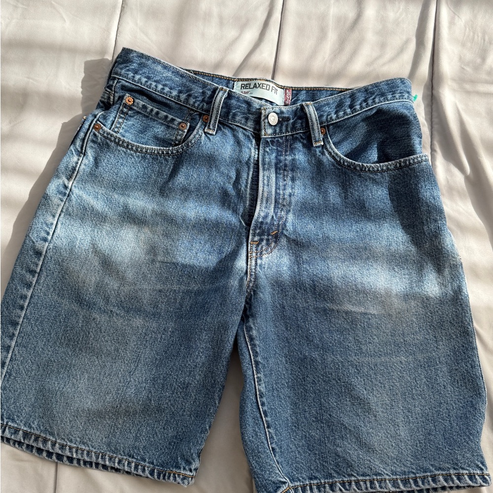 Levi's 550 Relaxed Fit Blue Jean Shorts